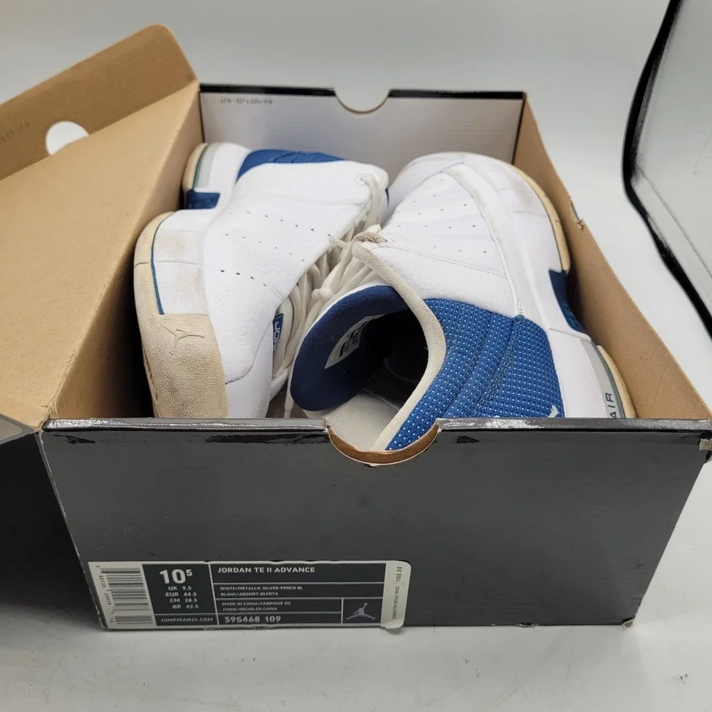 Nike Jordan Basketball Shoes- 2010 - White Leather - 395468-109 - Men's Size: 10